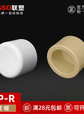 广东联塑PP-R管道配件PPR20 25 32热熔 管帽 堵头 管封 管堵 盖帽