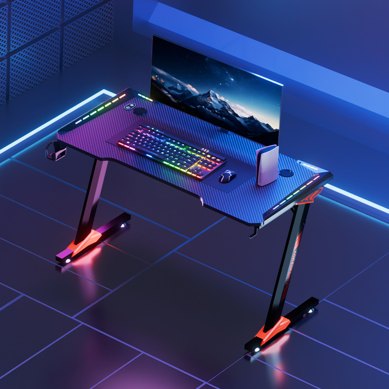 电竞桌台式家用办公电脑桌学生办公书桌写字台游戏竞技桌厂家直销