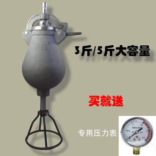 3斤5斤老式大炮爆米花机手摇玉米大米爆花机火烧爆米花平口干蹦鸡