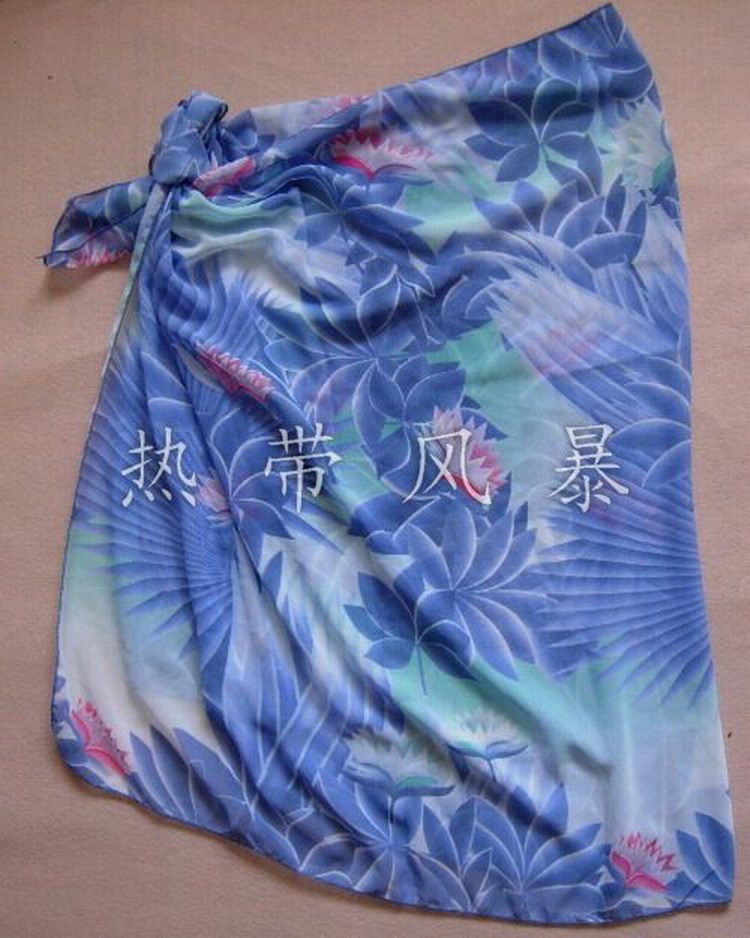 品牌专柜正品浩浪游泳衣女纱巾/裹裙/披纱