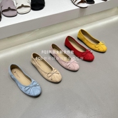 女瓢鞋 FQ3 女新款 蝴蝶结贝壳头防滑单鞋 实拍THE DOUDOU浅口奶奶鞋