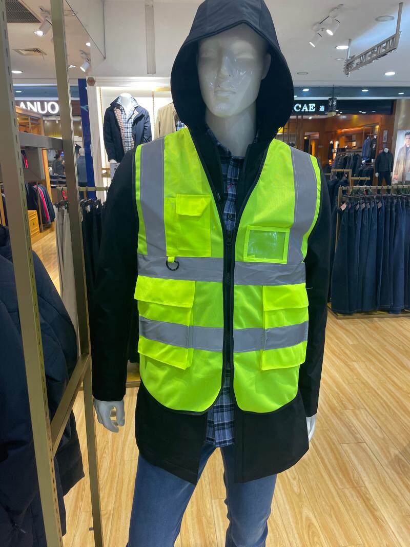 铁路高铁复兴号检车作业防护夜间反光背心黄马甲高铁动检所工作服