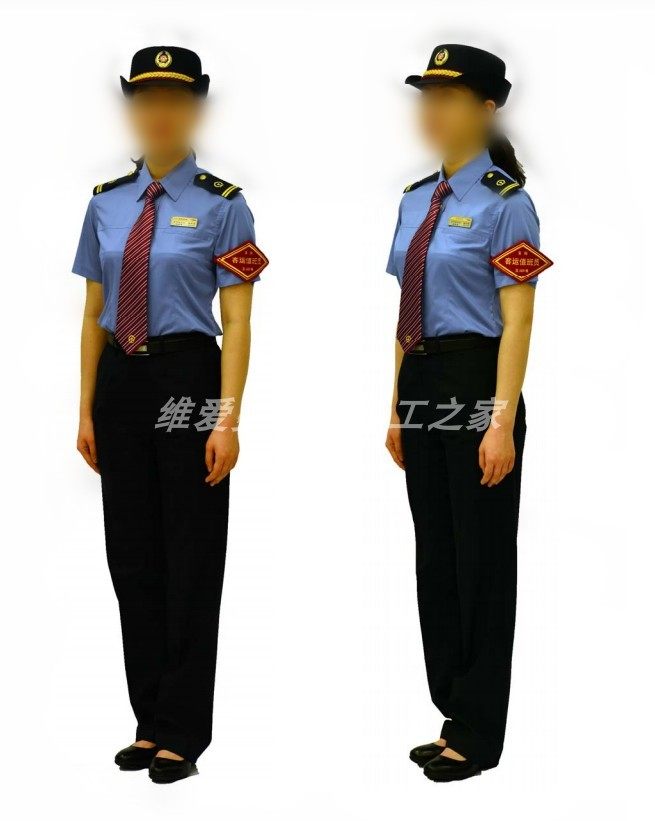 铁路2019式制服女短袖外穿金属扣天蓝色衬衫高铁列车客运夏装包邮