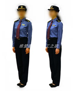 铁路2019式制服女式长袖外穿金属扣天蓝色衬衫高铁列车客运工作服