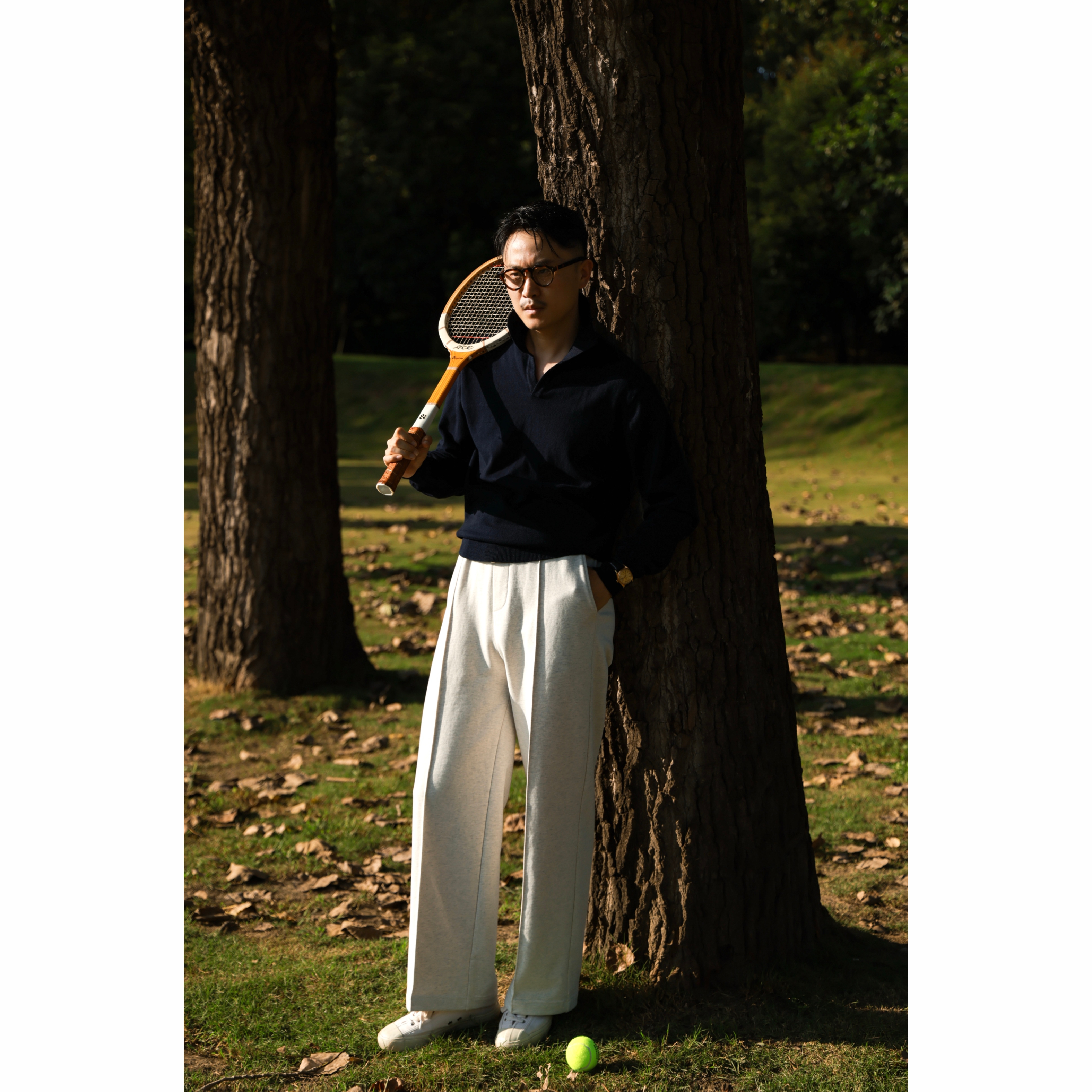 UGENTLE男装羊绒衫马球毛衣