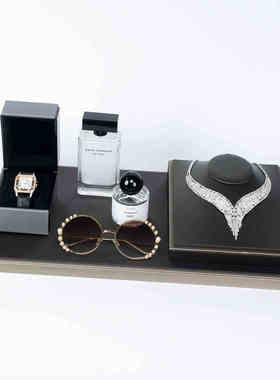 卫浴展厅洗手间厕所香薰托盘装饰样板房家居摆件洗漱台面软装套装