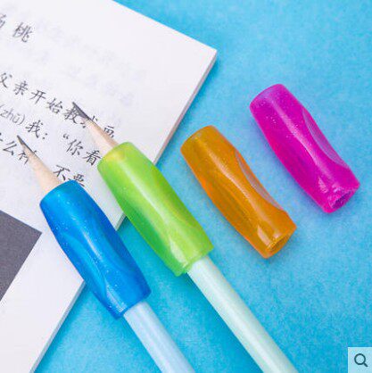 得力文具0507小学生软胶握笔器幼儿园宝宝学姿握笔套练字铅笔套