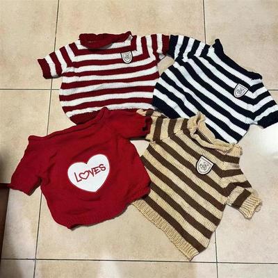 泰迪熊公仔衣服小熊毛衣棉花娃娃玩偶替换服装套装玩具配件配饰