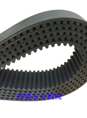 齿形传动带HTD14M 784 826 910橡胶环形闭口同步齿轮机械电机皮带