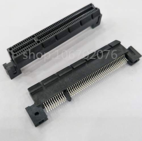 PCI-E8X夹板式PCIE98p夹板式 插槽 二排 带耳朵