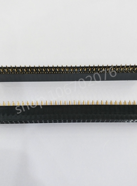 双排母 排针母座 2*32P 间距2.54MM 塑高8.5MM 普通 2X32PIN