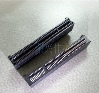 现货  PCI-E 8X 98P 夹板式 PCIE 98PIN 插槽 夹板式 二排脚 热卖现货 拍下请联系客服修改运费 谢谢