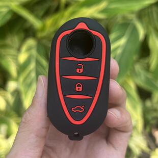 适用阿尔法罗密欧茱莉亚MITO GIulietta FTO159车钥匙套硅胶包扣