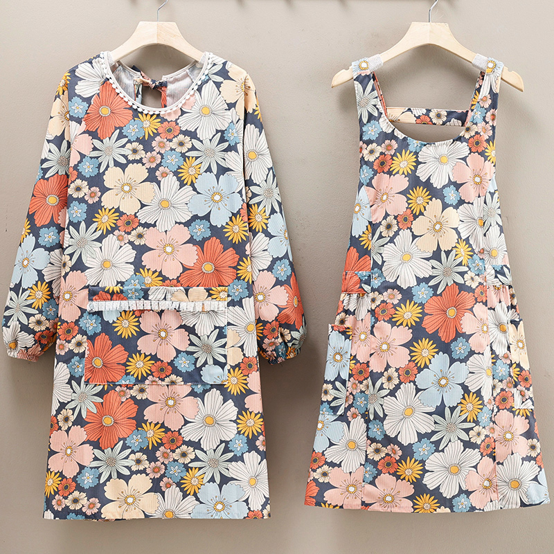 灯芯绒是防污菊花买围裙有赠品