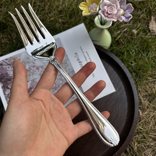 美国LENOX蓝纳克斯18/10大肉叉奢侈品牛排叉主餐叉烤叉公用叉家用
