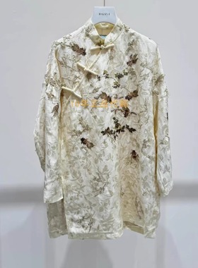 2J1O606折DAZZLED素国内正品代购2025春长袖连衣裙吊牌4299