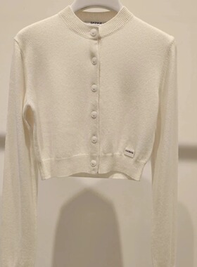 2E4E502折DAZZLED素国内正品代购2022冬羊绒长袖开衫吊牌1899