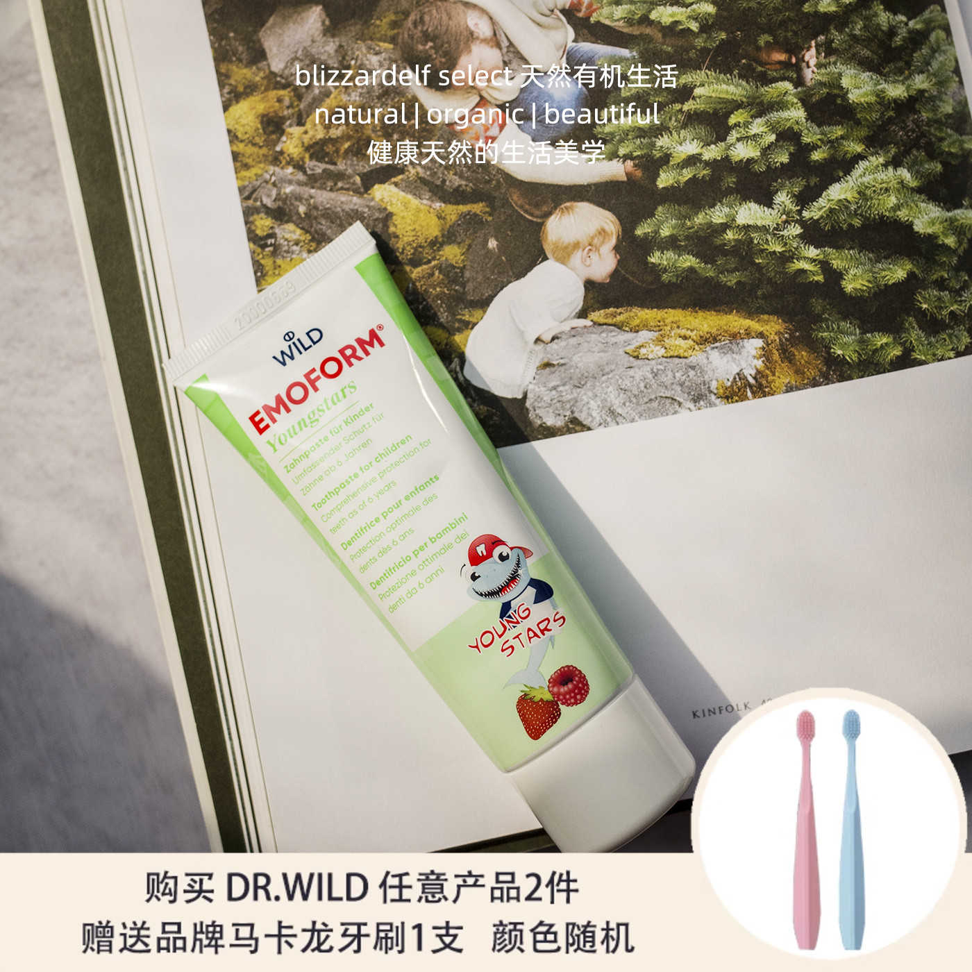 Dr.wild儿童防蛀牙膏6-12岁