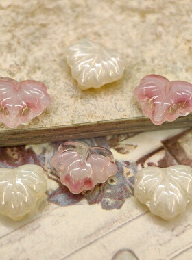 进口捷克珠18x13mm蝴蝶百搭手链扭扭珠琉璃珠手作配饰DIY项链材料