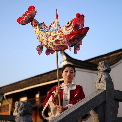 【禧灯记】传统手持鱼灯