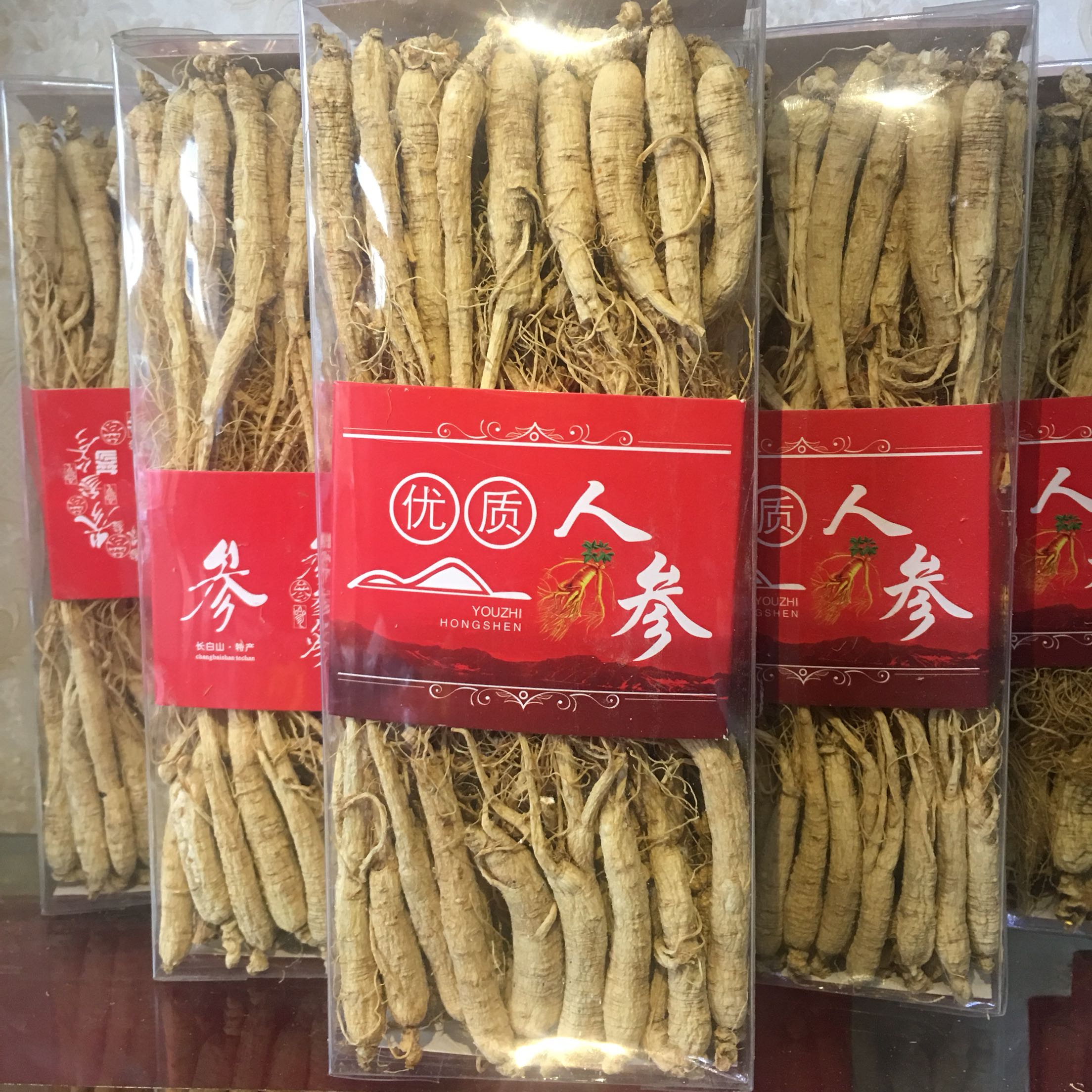 人参白参生晒参500克长白山参花参须野生参丝鲜皂苷新品包邮正品