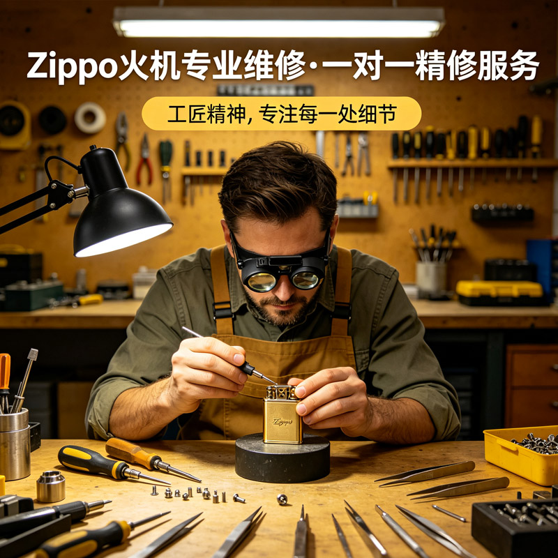 Zippo芝宝火机专业维修翻新图片