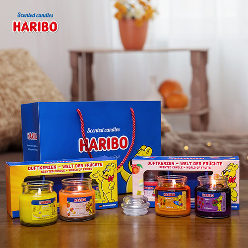 HARIBO Candle德国哈瑞宝礼盒装香薰蜡烛植物精油香氛新婚生日礼