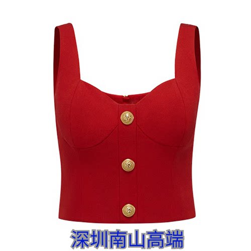 性感无袖马甲品质百搭显瘦