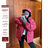 宽松显瘦可拆卸两穿保暖厚实连帽长袖 RRB Design 羽绒服风衣外套