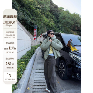 RRB Design「廓形重塑」定制三防压胶工艺保暖大白鹅绒服连帽外套