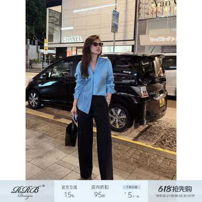 RRBDesign醋纤四面弹直筒西裤
