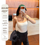 RRB Design 自带bra可水洗羊毛加绒百搭显瘦吊带背心基础简约上衣