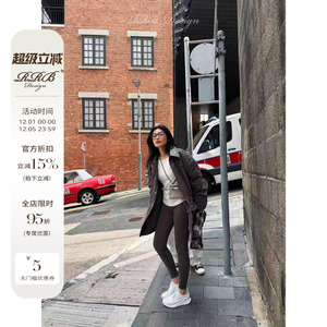 RRB Design双专利3D立体提臀显瘦高腰无缝裸感塑形打底裤鲨鱼裤