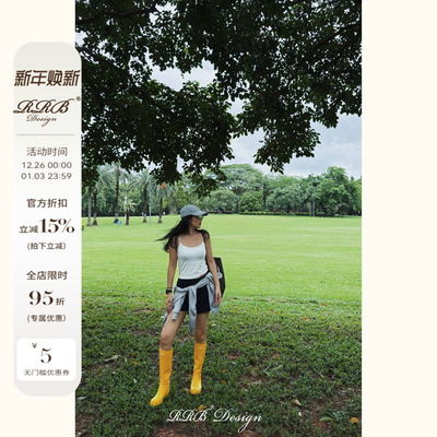 RRB Design「氧气top」自带胸垫舒适百搭基础简约打底背心吊带