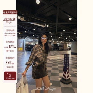 RRB Design 「chenille」加捻双面雪尼尔抗皱保暖半身裙百搭短裙