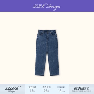RRB Design “贝原” 日本Kaihara进口牛仔靛蓝色轻薄烟管牛仔裤