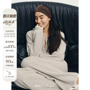 两件套 直筒长裤 RRB Design「精致日常」羊毛羊绒华夫格上衣外套