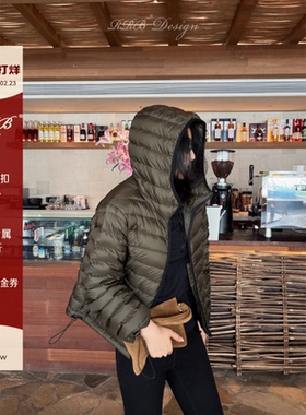 RRB Design「小暖炉」轻盈保暖日本云端级三星安心鹅绒连帽外套