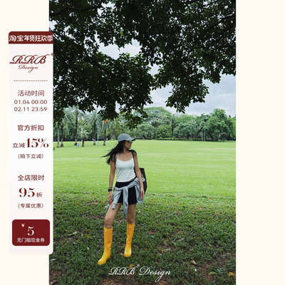 RRB Design「氧气top」自带胸垫舒适百搭基础简约打底背心吊带