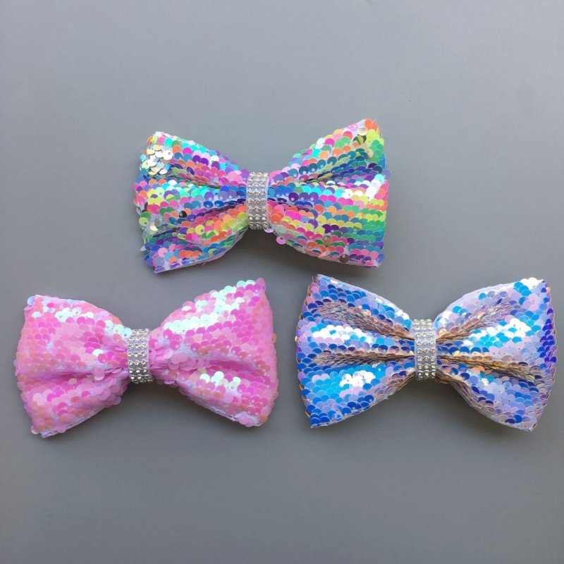 欧美翻转亮片大蝴蝶结头饰马尾夹女童发夹儿童发饰头夹小女孩发卡,童装/婴儿装/亲子装,发饰,淘宝优惠券,粉丝福利购,淘宝优惠卷