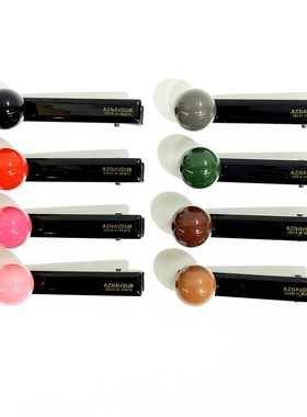 韩饰AZ饰品头饰雅致素面甜美圆球一字鸭嘴夹女YZJ0893