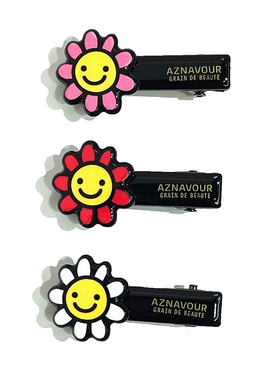 韩饰AZ饰品笑脸太阳花鸭嘴夹YZJ0750