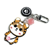 韩饰AZ饰品挂件镶钻老虎衣服小熊钥匙链包链女YSK0339