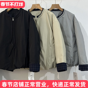 韩代订单款翻袖圆领抽绳羽绒服通勤休闲90白鸭绒保暖外套女2025冬