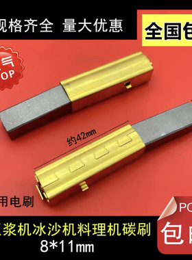 适用瑟诺B253电刷 豆浆机料理机冰沙机B30A S30A碳刷 8*11