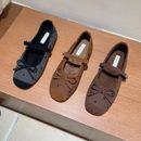 实拍法式 秋冬棉鞋 波点加绒单鞋 平底女鞋 配裙子蝴蝶 毛鞋 十三行女鞋