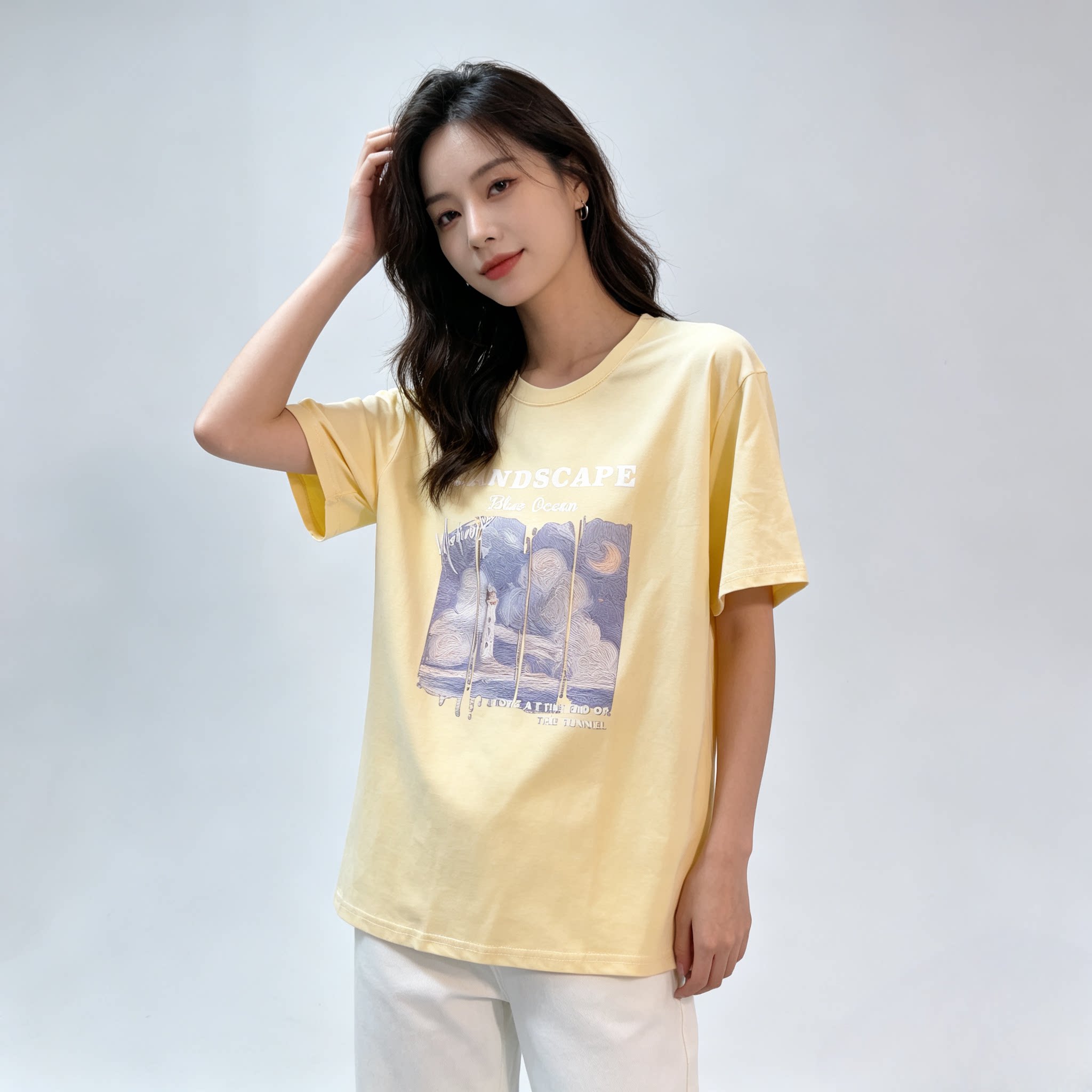 品牌断码清仓纯棉T恤女装短袖女夏季百搭上衣基础款圆领t正品捡漏