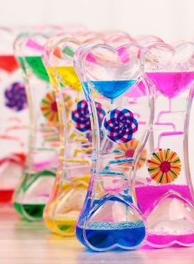 滴油沙漏双心带旋转涡轮双面时尚 SY01油滴10元礼品店货源