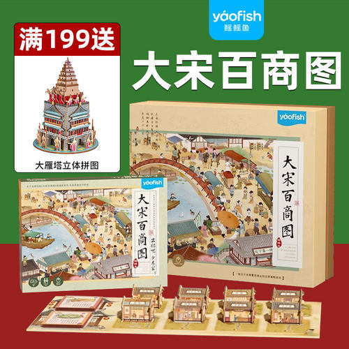 yaofish8岁+大宋百商图财商桌游