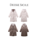 Deessesicile 高奢龙猫獭兔毛双面穿连帽长款 90鹅绒服女羽绒服